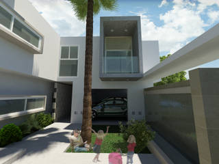 CASA CAÑADA DEL REFUGIO, FLORES ROJAS Arquitectura FLORES ROJAS Arquitectura Modern Houses