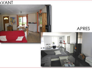 Réaménagement de maison., X-ACT DESIGN X-ACT DESIGN