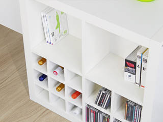 BAKLUCKA - Rückwand für Expedit Regal, NSD New Swedish Design GmbH NSD New Swedish Design GmbH Living room چپس بورڈ