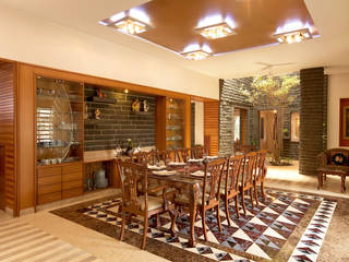 Residence Sangeeta, Kumar Consultants Kumar Consultants Asian style dining room