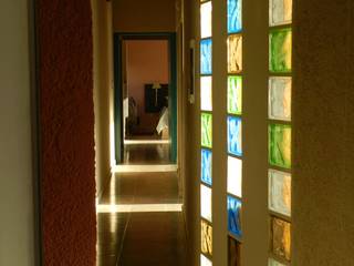 CASA DE CAMPO LOMAS DEL REY, ART quitectura + diseño de Interiores. ARQ SCHIAVI VALERIA ART quitectura + diseño de Interiores. ARQ SCHIAVI VALERIA Modern Corridor, Hallway and Staircase