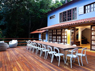 Casa Retiro do Chalé, MMMundim Arquitetura e Interiores MMMundim Arquitetura e Interiores Casas de estilo rústico