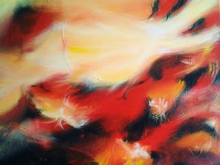 EFFERVESCENCE, ANVAL Artiste Peintre ANVAL Artiste Peintre Autres espaces Lin Rose