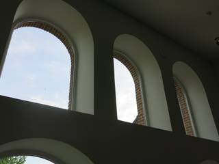 Tiendenschuur Van Mol Schoten, DI-vers architecten - BNA DI-vers architecten - BNA Puertas y ventanas de estilo moderno