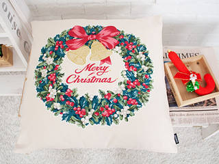 CHRISTMAS 쿠션 , 이브아이 Grassland Chambre moderne