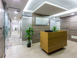 Fullerton India Credit Company Ltd, Focusz Designs Pvt Ltd Focusz Designs Pvt Ltd Ruang Studi/Kantor Modern