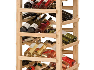 Grande Weinregale, Winebed by Frank Lange Winebed by Frank Lange Modern wine cellar Wood Wood effect