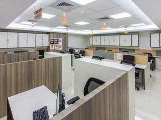 Fullerton India Credit Company Ltd, Focusz Designs Pvt Ltd Focusz Designs Pvt Ltd Nowoczesne domowe biuro i gabinet