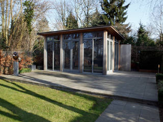 Atelier te Sittard, Joost Pennings Architect Joost Pennings Architect Modern study/office Wood Wood effect