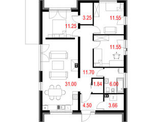 ทันสมัย โดย Majchrzak Pracownia Projektowa, โมเดิร์น