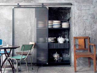 homify Industrial style dining room Grey