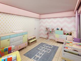 Housing, Murat Aksel Architecture Murat Aksel Architecture Nursery/kid’s room Wood Multicolored