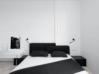 1, Olga Kravchuta design Olga Kravchuta design Kamar Tidur Minimalis