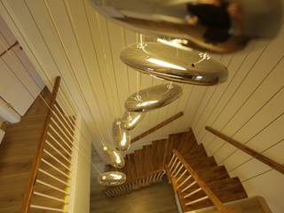 Housing, Murat Aksel Architecture Murat Aksel Architecture Stairs Wood Wood effect Stairs