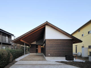 月輪の家, FuruichiKumiko ArchitectureDesignOffice FuruichiKumiko ArchitectureDesignOffice Giardino moderno