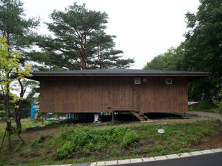 那須の家, FuruichiKumiko ArchitectureDesignOffice FuruichiKumiko ArchitectureDesignOffice モダンな庭