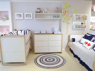 Ambientes decorados pela INTERCASA, INTERCASA MÓVEIS INFANTIS E JUVENIS INTERCASA MÓVEIS INFANTIS E JUVENIS Quarto infantil moderno Madeira Efeito de madeira