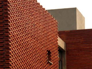 Vivienda Unifamiliar , AGUIRRE+VAZQUEZ AGUIRRE+VAZQUEZ Modern houses Bricks