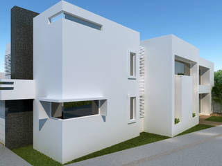 Proyectos Recientes, CouturierStudio CouturierStudio Modern Houses Pottery White
