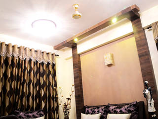 Arihant Ambience Apartment., Decor At Door Decor At Door Гостиная в средиземноморском стиле