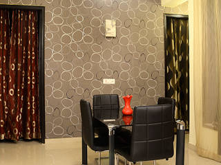Arihant Ambience Apartment., Decor At Door Decor At Door Mediterranean style dining room