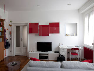 Progetto, Laura Galli Architetto Laura Galli Architetto Moderne Wohnzimmer