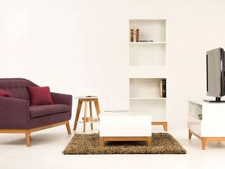 Meble w stylu skandynawskim BLANCO & PAULA, onemarket.pl onemarket.pl Scandinavian style living room