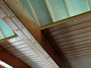 Panel entreplanta en friso abeto., panelestudio panelestudio Paredes y suelos de estilo clásico Madera Acabado en madera