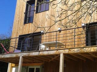 Sur-élévation à Ossature Bois, AADD+ AADD+ Casas estilo moderno: ideas, arquitectura e imágenes