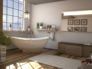 Bathroom G&C, Ivan Rivoltella Ivan Rivoltella Modern bathroom