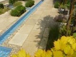 Church Mill Grange, Aralia Aralia Asian style garden Stone Beige