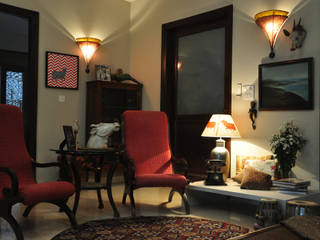 Apartment, monica khanna designs monica khanna designs Salones de estilo moderno Sofás y sillones