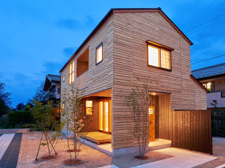 小布施の家, 君島弘章建築設計事務所 君島弘章建築設計事務所 Modern houses Wood Wood effect