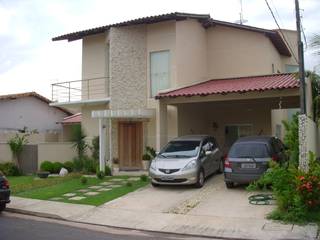 Residência TC, Allan Feio Arquitetura Allan Feio Arquitetura Casas ecléticas