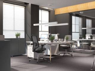 homify Espaces commerciaux Bureaux