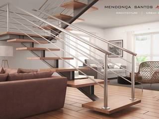 Residencia Colina da Asseca, Mendonça Santos Arquitetos & Associados Mendonça Santos Arquitetos & Associados Nowoczesny salon