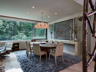 Residencia Toronjos, Olivia Aldrete Haas Olivia Aldrete Haas Modern dining room