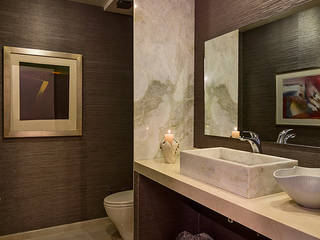 Residencia Toronjos, Olivia Aldrete Haas Olivia Aldrete Haas Modern bathroom