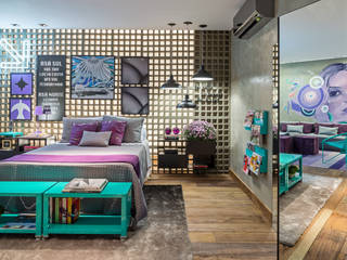 Quarto da menina, Carpaneda & Nasr Carpaneda & Nasr Modern Bedroom