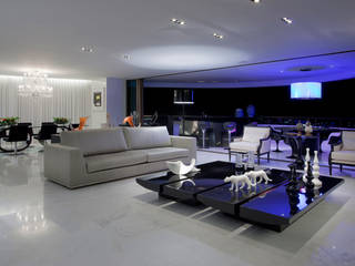 Apartamento P.P.N.R, Bellini Arquitetura e Design Bellini Arquitetura e Design Modern Living Room