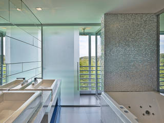 Sítio P.P.N.R, Bellini Arquitetura e Design Bellini Arquitetura e Design Modern style bathrooms