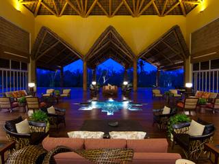 Grand Velas Riviera Maya / Velas Resorts., MC Design MC Design Interior garden رتن / وکر Turquoise