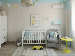 Яркая квартира, Olesya Parkhomenko Olesya Parkhomenko Nursery/kid’s room