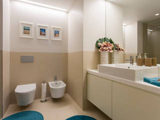 Andar Modelo - Oeiras, Traço Magenta - Design de Interiores Traço Magenta - Design de Interiores Modern Bathroom