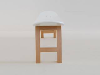 Skateboard stool white nordic - Skateboarder decorating bedroom ideas: style and comfort skateboard stools for skater fan. Get a room with style., skate-home skate-home 臥室 木頭 Wood effect