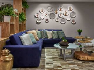 Decora Líder Vitória - Sala Descolada, Lider Interiores Lider Interiores モダンデザインの リビング