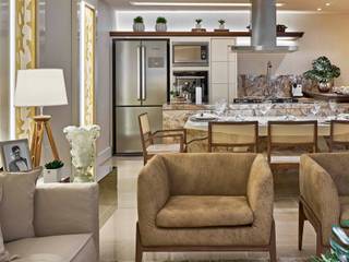 Decora Lider Vitória - Living e Cozinha , Lider Interiores Lider Interiores Modern Living Room