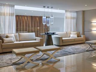 Decora Lider Vitória - Sala de Estar e Jantar Para o Casal Sofisticado , Lider Interiores Lider Interiores Modern Living Room