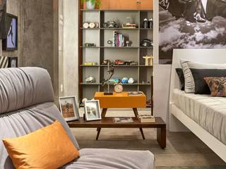 Mostra de Ambientes de Sete Lagoas - Quarto de um Jovem Esportista, Lider Interiores Lider Interiores Modern style bedroom