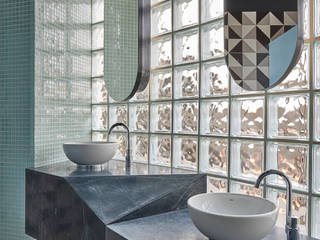 Banheiro Comercial, Bellini Arquitetura e Design Bellini Arquitetura e Design Modern Bathroom